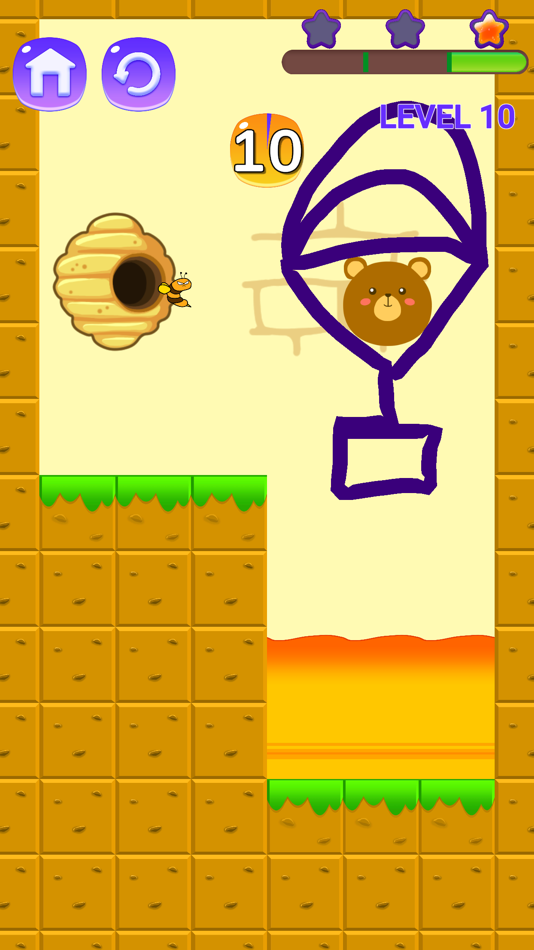 #3. Save The Bear - Draw To Save (iOS) Podle: V-FAST TECHNOLOGY SOLUTIONS COMPANY LIMITED