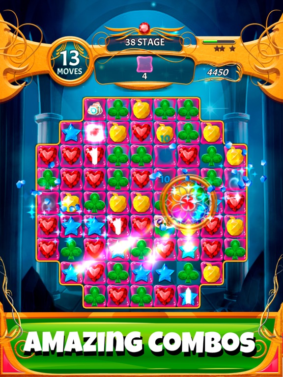 Screenshot #4 pour Match 3 Magic Jewels