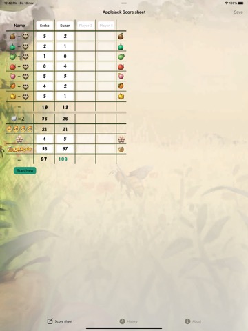 Applejack Score sheetのおすすめ画像2