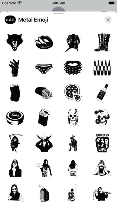 Metal Emoji Screenshot