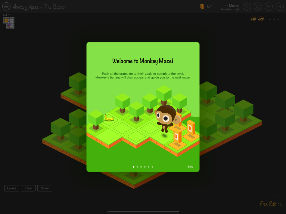 #1. Monkey Maze (iOS) 由: Blaine Leckett