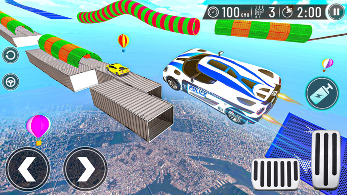 Police Car Stunt Driving Game