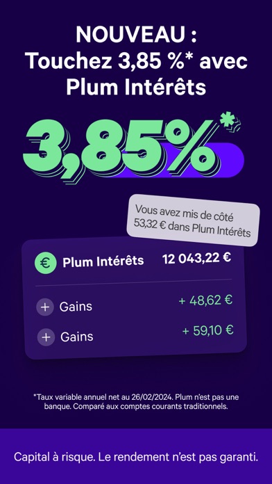 Screenshot #2 pour Plum - Épargne automatique