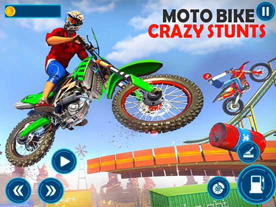 Screenshot #4 pour Moto Vélo Cascade Courses Jeu