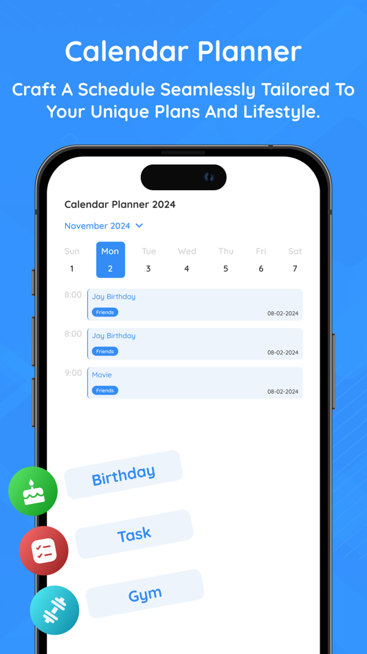 #1. Events & Calendar Planner (iOS) 由: Ankur Dhameliya