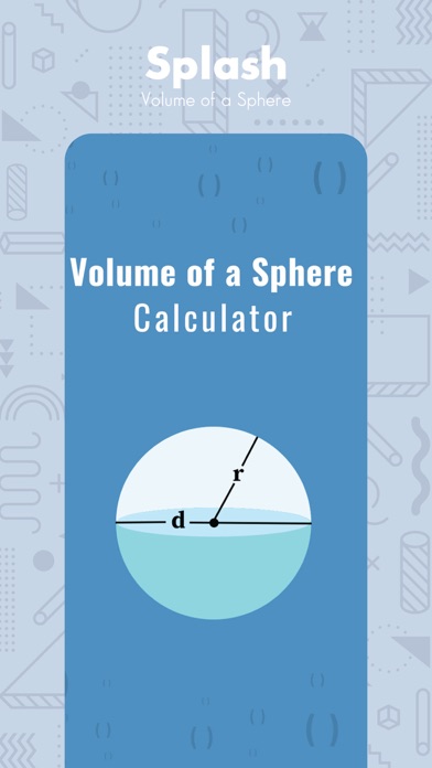 Volume Of A Sphere Calculator Screenshot