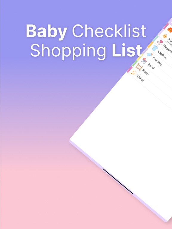 Baby Checklist - Shopping Listのおすすめ画像1