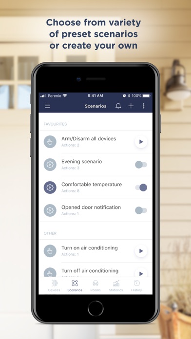 Perenio: Smart Home and Office Screenshot