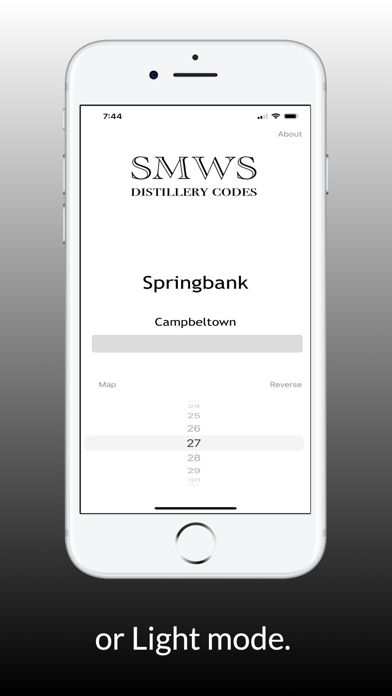 SMWS Codes Screenshot
