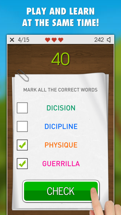 Screenshot #3 pour Spelling Master Game
