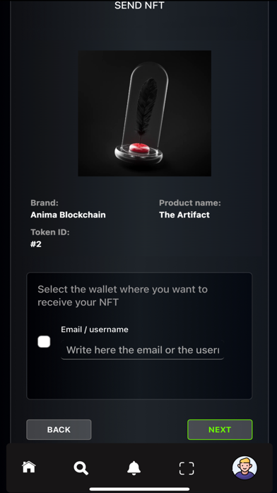 Anima Blockchain Screenshot