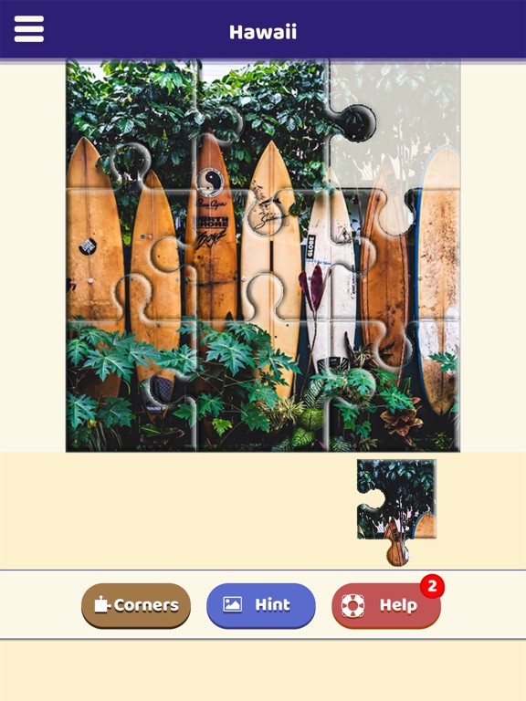 Hawaii Sightseeing Puzzle