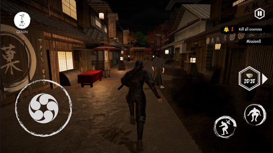 #3. 忍者刺客 - 武士之战 隐蔽潜行游戏 (iOS) 来自: Huai-Chih Hsiao