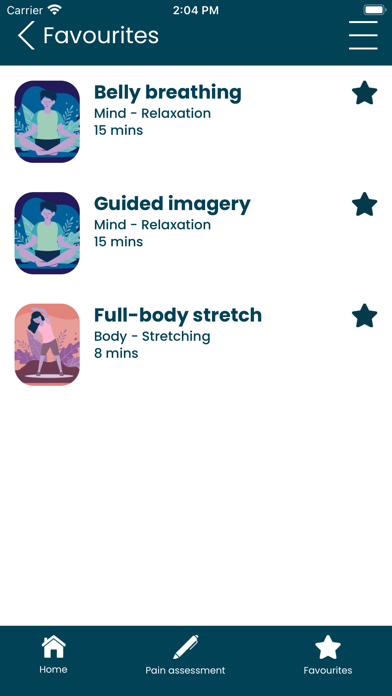 Cancer Pain App Screenshot