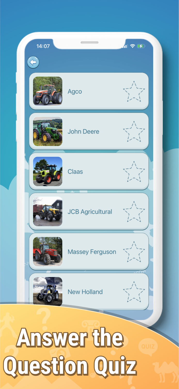 Tractors quiz guess truck farm