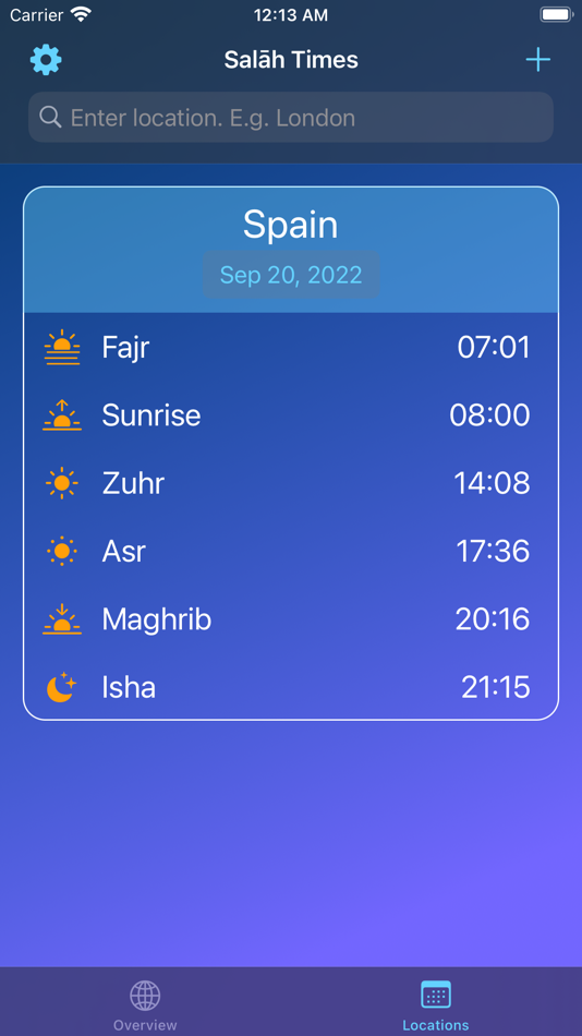 #4. Salāh Times (iOS) 由: Al Katib Limited