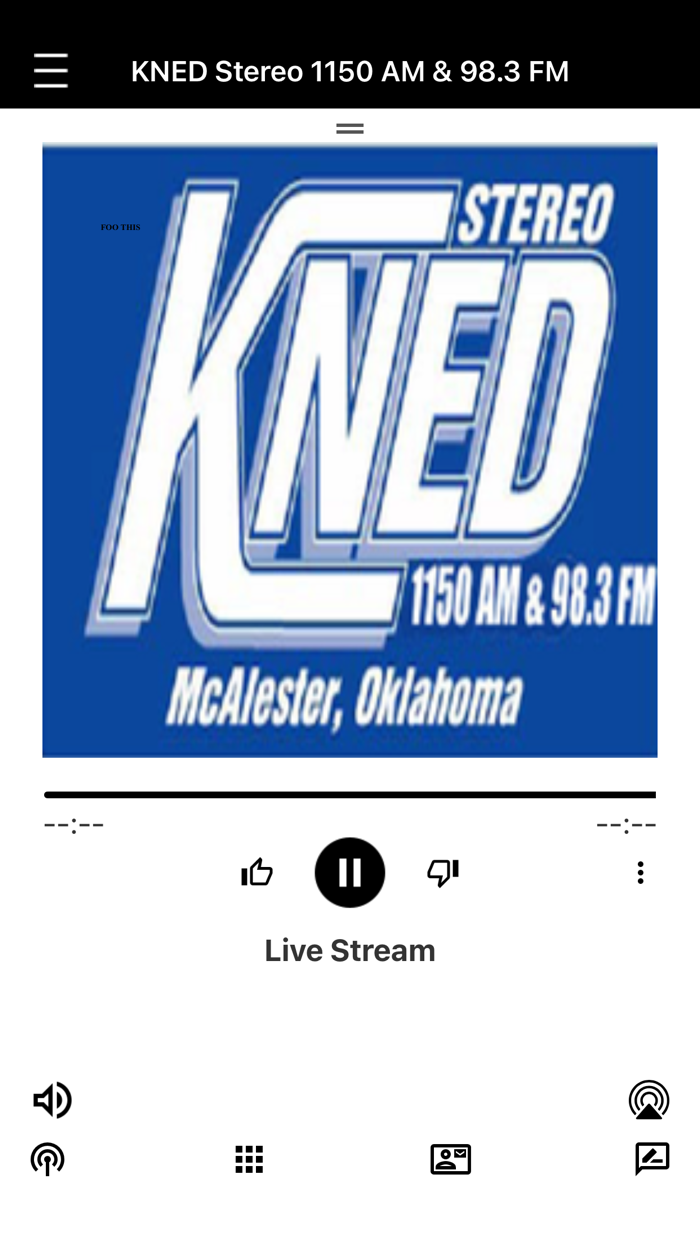 KNED 1150AM and 98.3FM