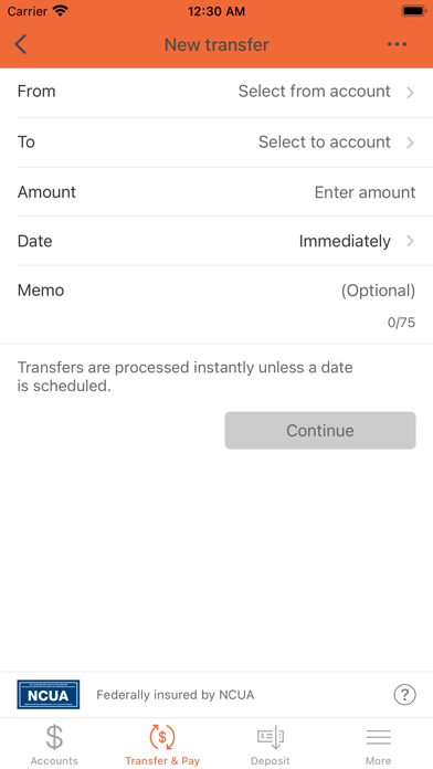 Western Sun FCU Screenshot