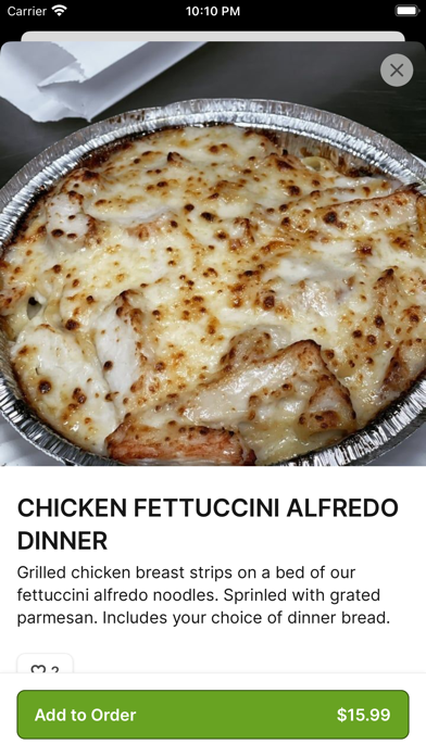 Valentino’s Pizza Lakewood Screenshot