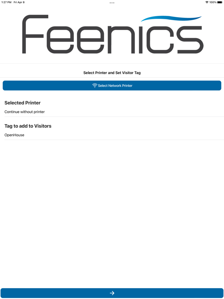 #1. Feenics Visitor Kiosk (iOS) 由: Feenics Inc.