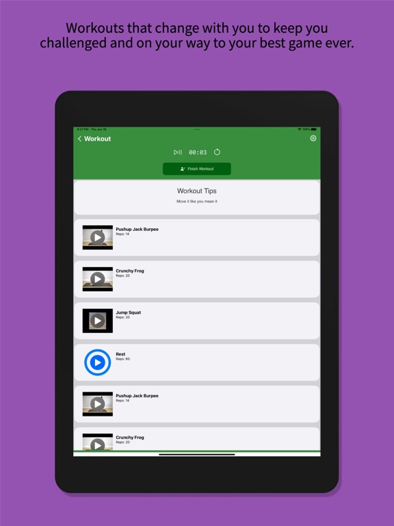 PickleBall - Max Performance iPad screenshot 4 - Sports app