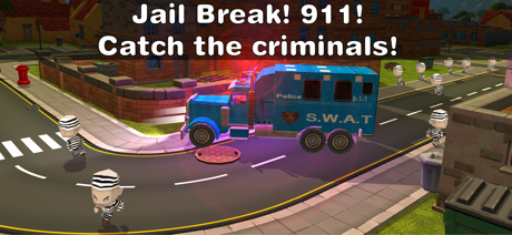Police Car Race Chase Sim 911 screenshot 1