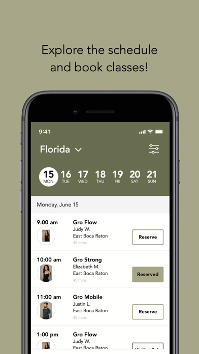 Gro Yoga and Wellness Screenshot