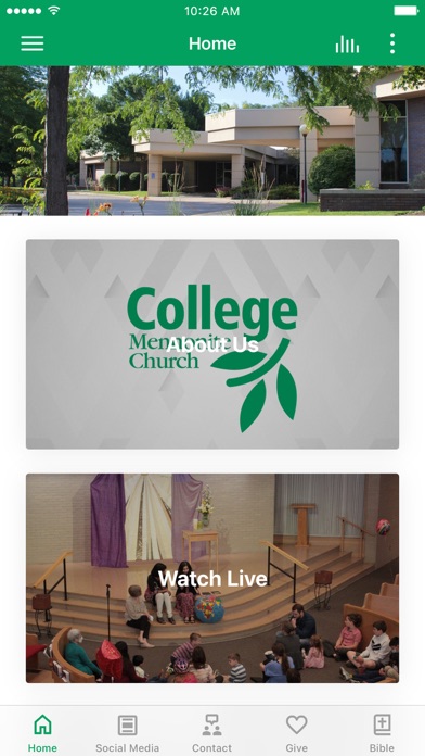 College Mennonite Church Screenshot