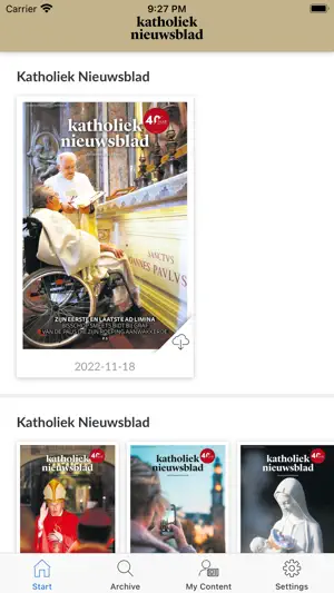 Katholiek Nieuwsblad screenshot 1