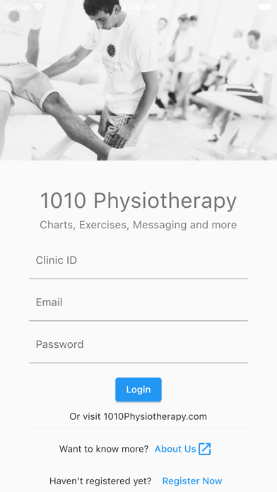 1010 Physiotherapy Screenshot