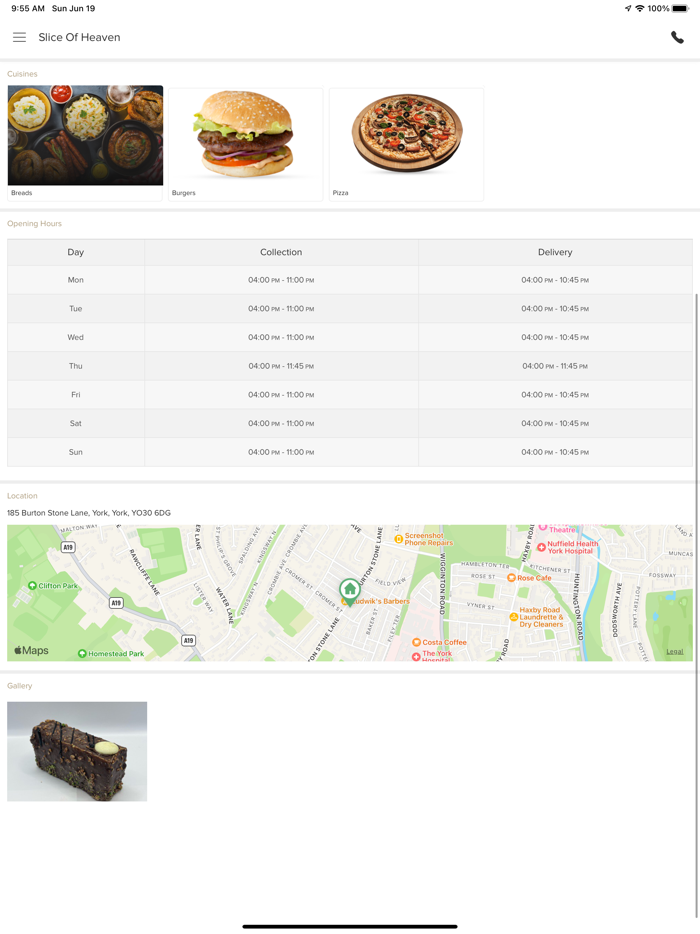 Slice Of Heaven York