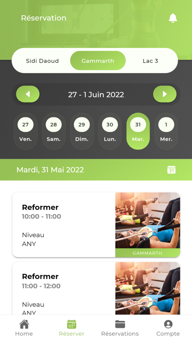 Oxygene Pilates Screenshot