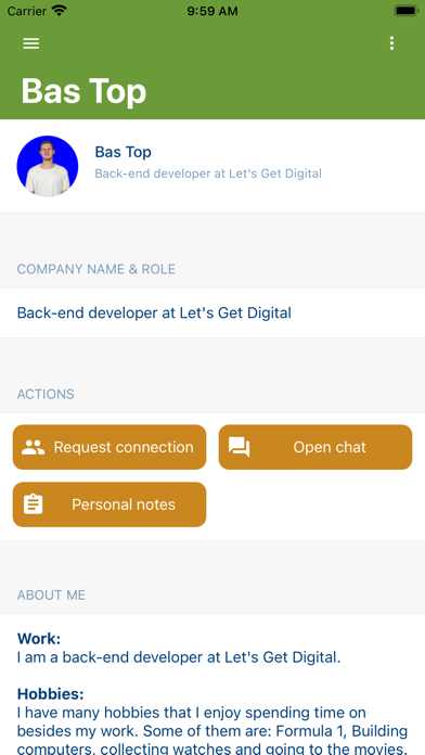 App screenshot