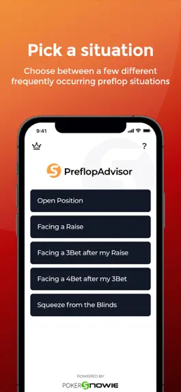 Game screenshot PokerSnowie Preflop mod apk