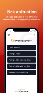 PokerSnowie Preflop screenshot #1 for iPhone
