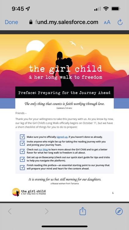 Girl Child Long Walk Hub screenshot-3