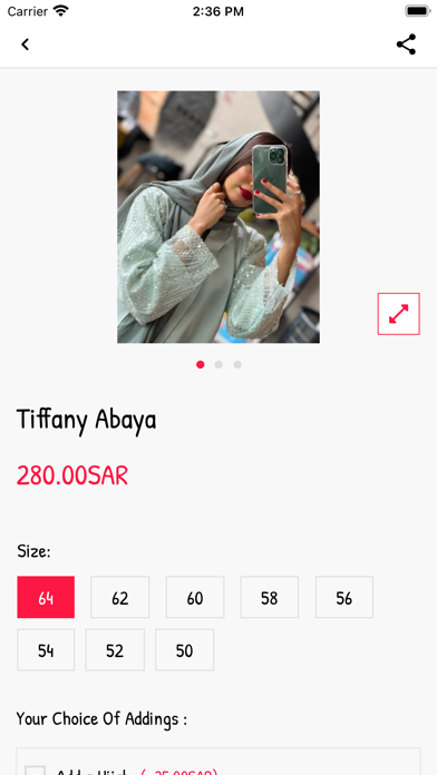 GA Abaya Screenshot