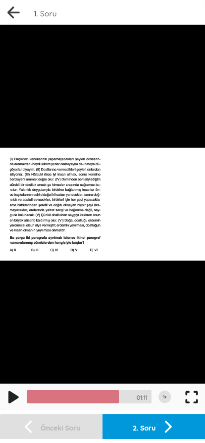 Üçgen Video Çözüm