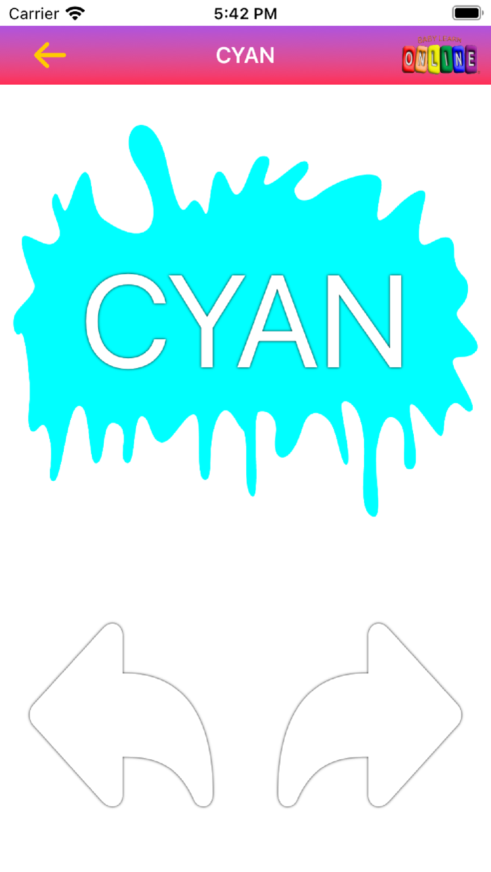 Baby Learn Colors App