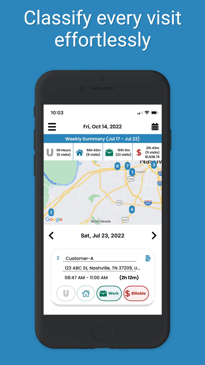 LocusB Location Timeclock