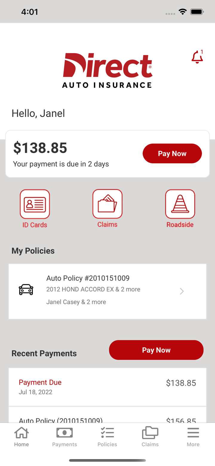 Direct Auto Insurance screenshot 2