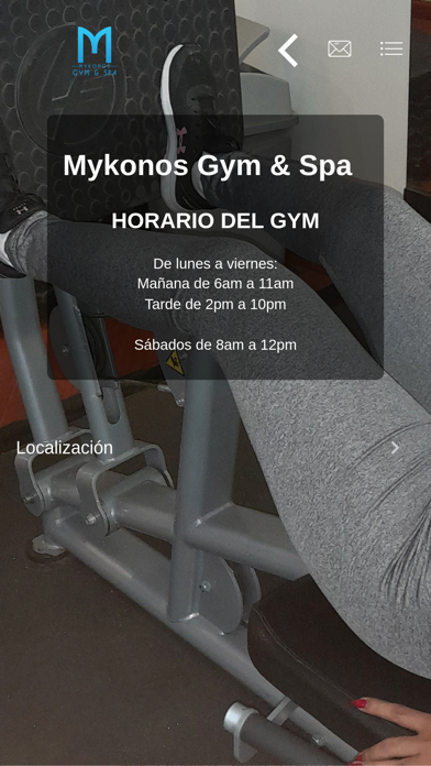 Mykonos Gym & Spa Screenshot