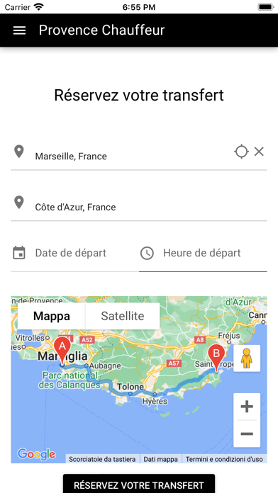 Provence Chauffeur Screenshot