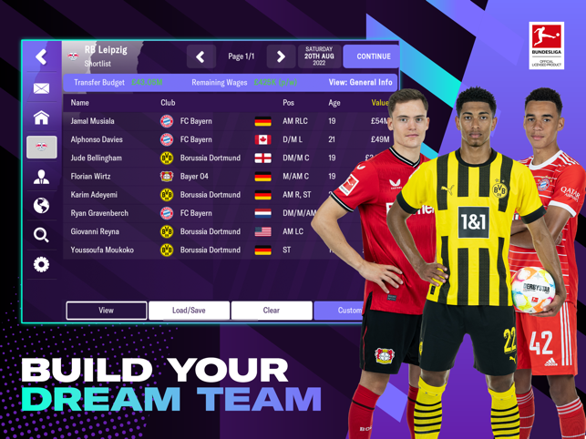 ‎Captura de tela móvel do Football Manager 2023