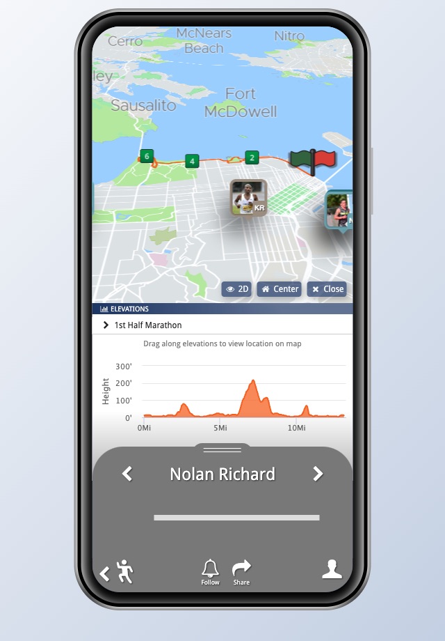 San Francisco Marathon Tracker screenshot 2