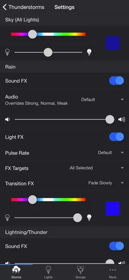 Game screenshot Thunderstorm for Hue apk