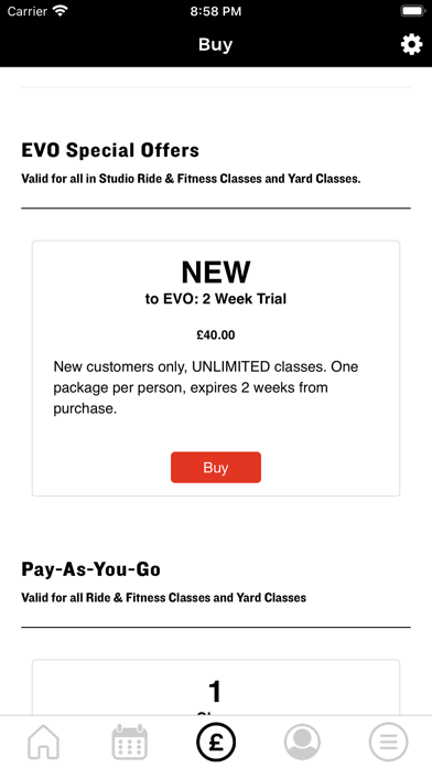Evolution Fitness LDN Screenshot