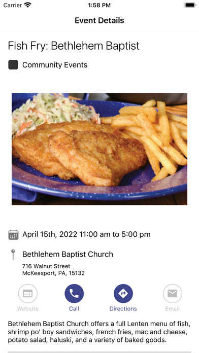 McKeesport Mobile Screenshot