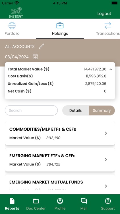 1911 Trust Co Access screenshot-3