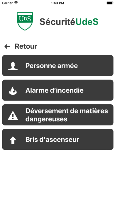 SécuritéUdeS Screenshot